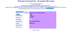 Desktop Screenshot of eczemavoice.com